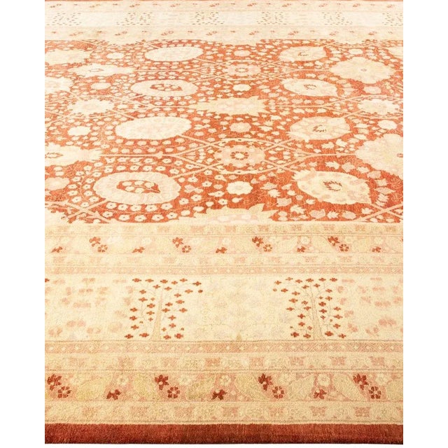 Solo Rugs Mogul, One-of-a-Kind Hand-Knotted Area Rug in Orange, 8' 3" x 10' 10" For Sale - Image 4 of 8
