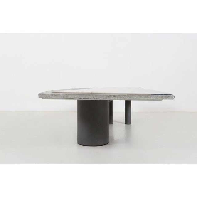 Sculptural Coffee Table in Marble and Stone by Pia Manu, 1970s For Sale - Image 6 of 10
