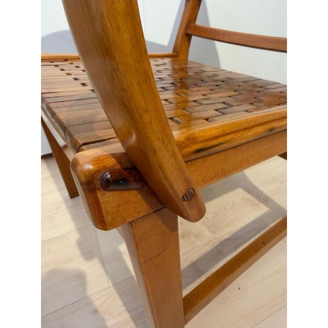 Gelenka Armchairs in Solid Beech Wood, Germany, 1950, Set of 2 For Sale - Image 14 of 18