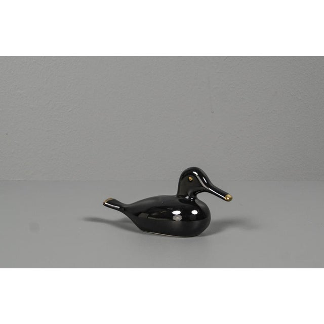 Porcelain Ducks in Black & White, 1970s, Set of 4 For Sale - Image 12 of 14