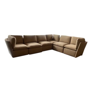 Unusual Milo Baughman Sectional Sofa For Sale