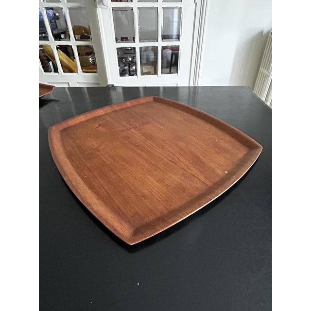 Plateau Tray in Teak by Ary Nybro, Sweden, 1960s For Sale - Image 4 of 6