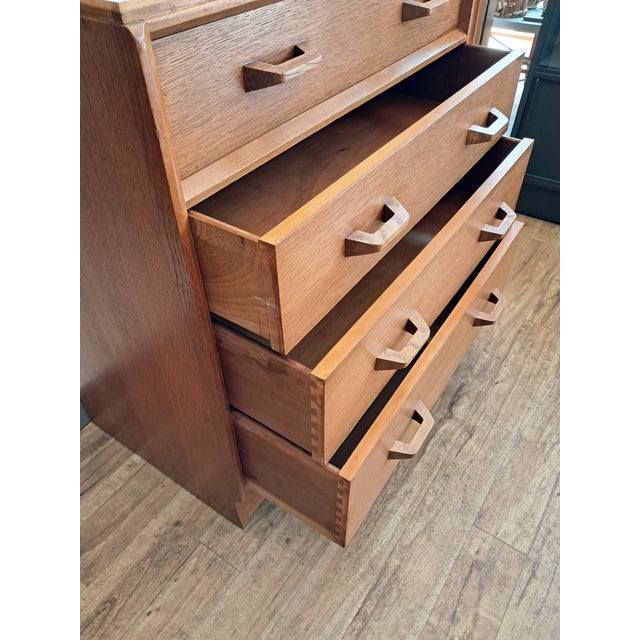 Mid-Century Brandon Chest of Drawers in Oak with Mirror from G-Plan, 1950s For Sale - Image 14 of 18