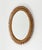 Wood Mid-Century Round Rattan and Bamboo Wall Mirror in the style of Franco Albini, Italy, 1960s For Sale - Image 7 of 12