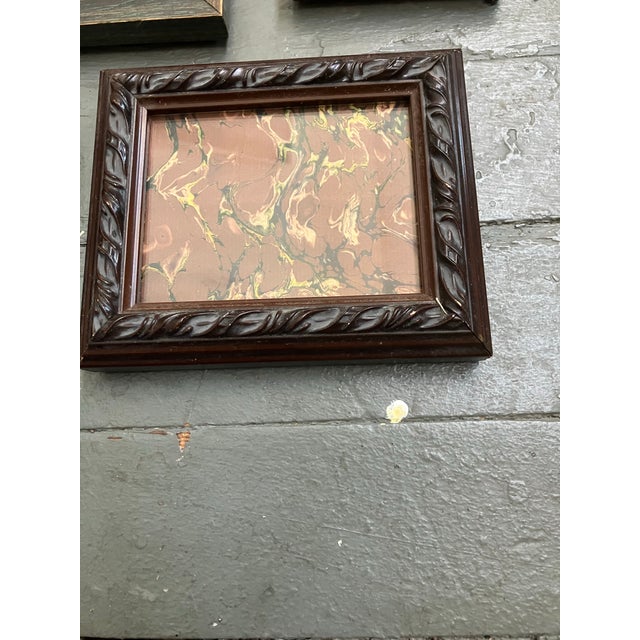 Vintage Collection of 5 Miniature Picture Frames-Set of 5 For Sale In Philadelphia - Image 6 of 7