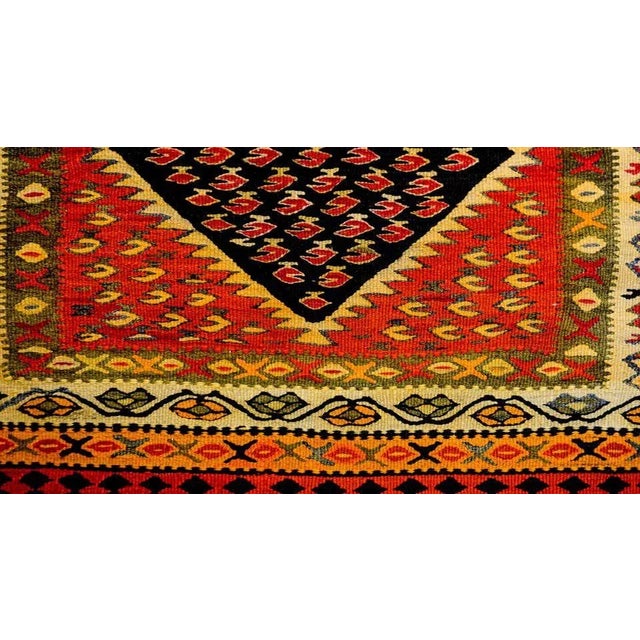 Mid-20th Century Kurdish Kilim Runner For Sale - Image 4 of 7