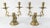 We are selling this pair of Candlestick holders. These candelabras have central lion figure holding a shield, holding the...