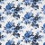 Not Yet Made - Made To Order Sample - Schumacher Valentina Floral Wallpaper in Blues For Sale - Image 5 of 5