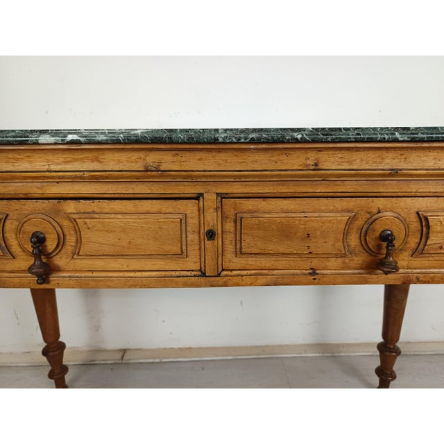 Antique Marble Console Table For Sale - Image 9 of 18