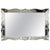 Vintage Venetian Art Deco Scalloped Edge Floral Etched Glass Large Wall Mirror For Sale - Image 11 of 11