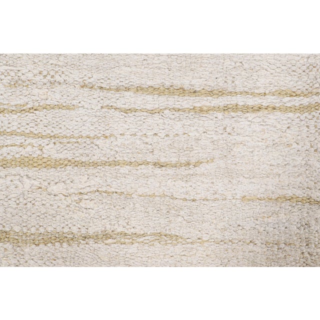 Traditional Vintage Kilim in White and Beige Tones, From Rug & Kilim For Sale - Image 3 of 7