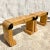 Late 20th Century Vintage Boho Deco Burl Wood Waterfall Console Table For Sale - Image 9 of 12