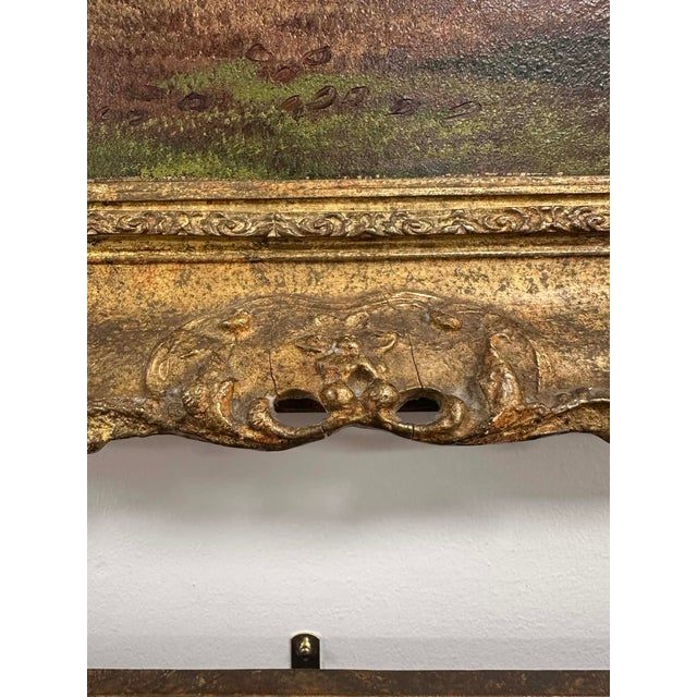 Chestnut Pair of 19th Century French School Still Lifes in Ornate Gilt Frames For Sale - Image 8 of 9