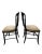 English 1850s French, Ebonized Wood Chiavari Chairs With Gold Velvet Seats - A Pair For Sale - Image 3 of 12