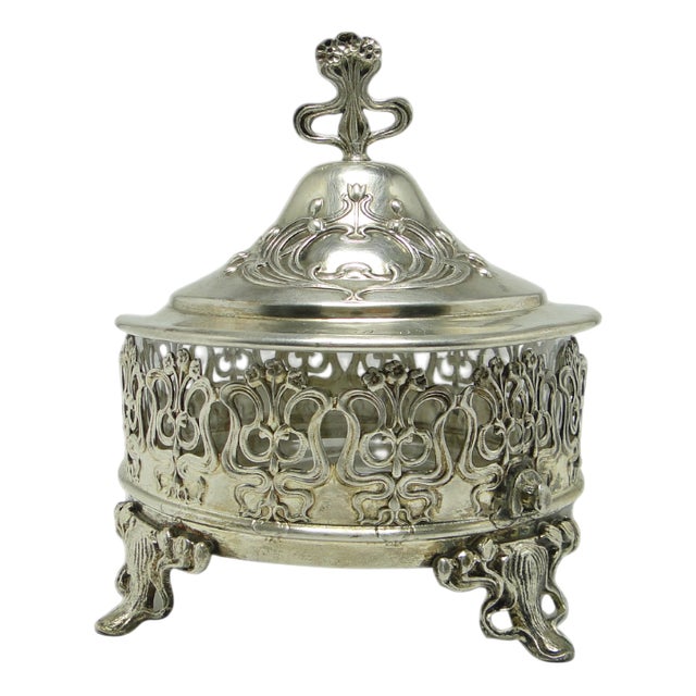 Art Nouveau Sugar Bowl, Poland, 1970s For Sale