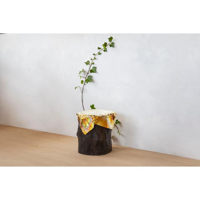Contemporary Primitif Functional Sculpture in Elm Wood by Jean-Baptiste Van Den Heede For Sale - Image 3 of 7