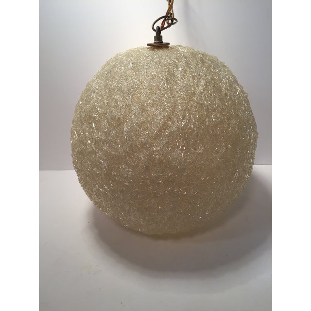 Vintage Lucite Pendant Light | Chairish