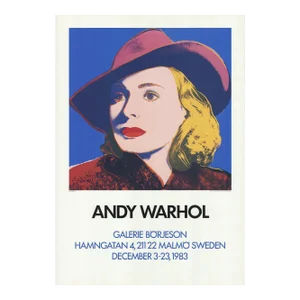 Andy Warhol Ingrid With Hat, 1983