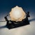 Glass Art Deco Frankart Table Lamp with Kneeling Women and Amber Geometric Glass Shade, 1930s For Sale - Image 7 of 16