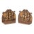 Pair of Vintage Cast Iron Book Ends - Sailing Ship - Elizabethan Galleon For Sale