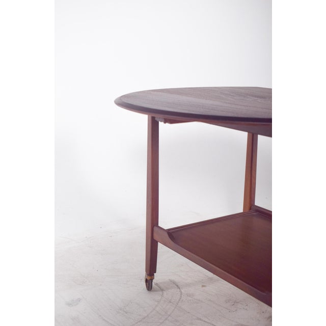 Mid-Century Modern Danish Tea Trolley with Flaps, 1960 For Sale - Image 6 of 12