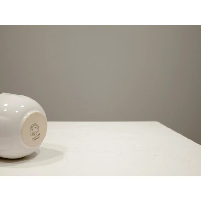 1980s Flower Candleholders from Höganäs Ceramics, Sweden, 1980s, Set of 6 For Sale - Image 5 of 6