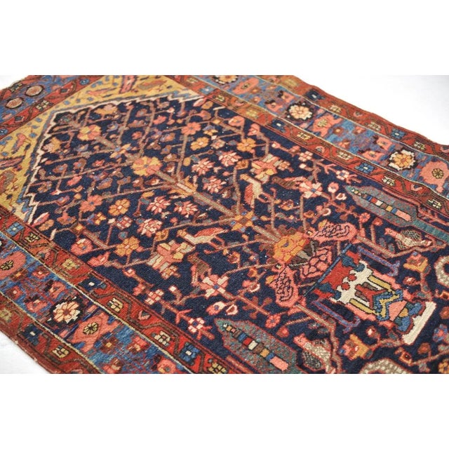 Textile Serpent & Feline Tree of Life Hanging Rug 4.6 x 6.5 For Sale - Image 7 of 13