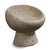 Cement cast organic modern minimalist style chair perfect for outdoor or indoor use. Round shaped seat and pedestal base....