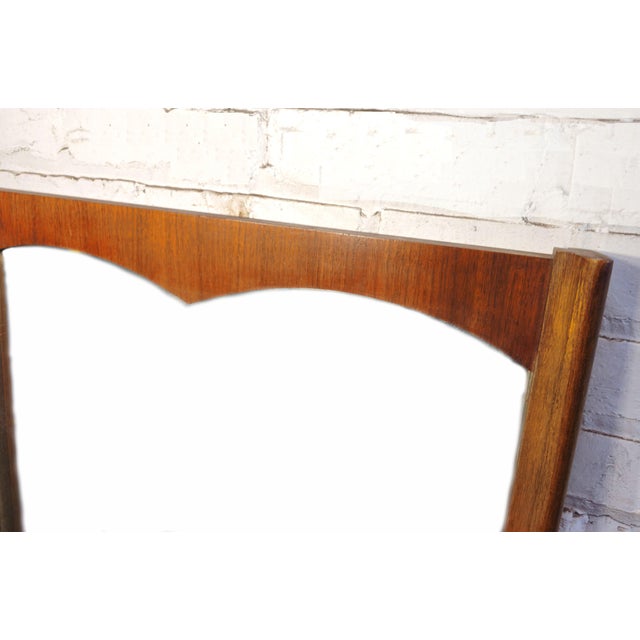 1960s Mid Century Modern Scultural Restored Original Wall Mirror For Sale - Image 4 of 4