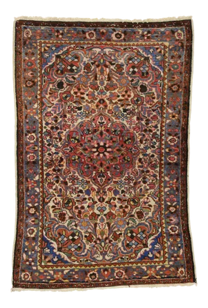 Vintage Persian Hamadan Accent Rug, 03’04 X 04’10