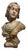 La Moisson Bust in Polychrome Gesso from Freres Citti For Sale