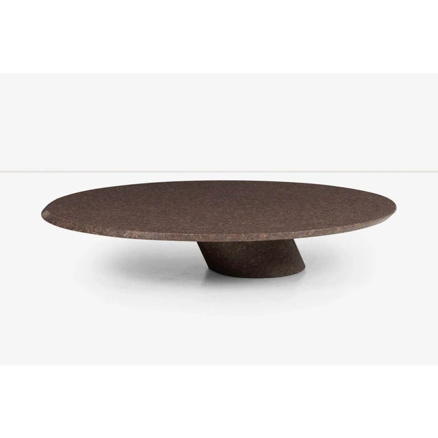 1980s 1980s Attributed to Lucia Mercer for Knoll Custom Sierra Brown Granite Cocktail Table For Sale - Image 5 of 12