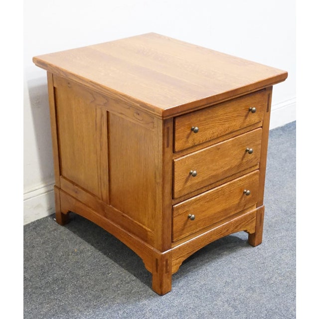 Lexington Furniture Lexington Bob Timberlake Arts and Crafts Collection Mission Style 21" Chairside Chest / Accent End Table 0722-942 For Sale - Image 4 of 11
