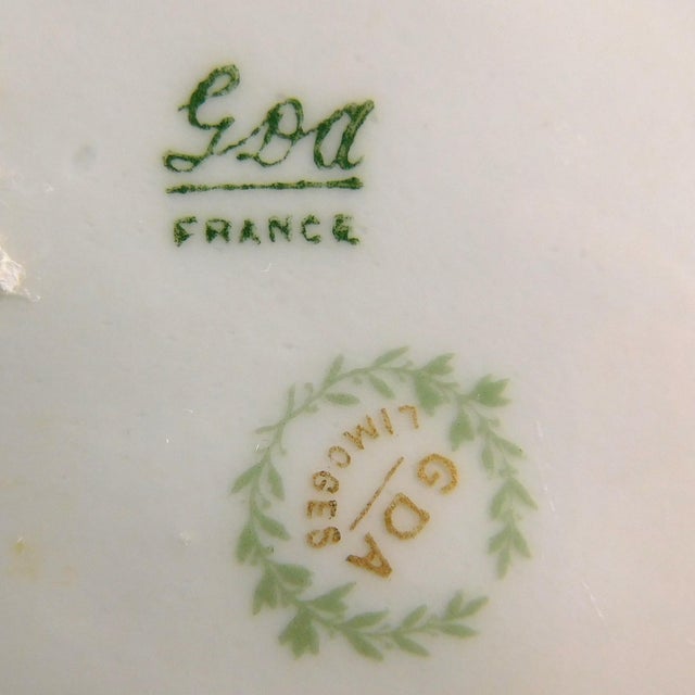 White Gerard, Dufraisseix & Abbot Chcoolate Pot With Sugar Bowl and Cups For Sale - Image 8 of 18