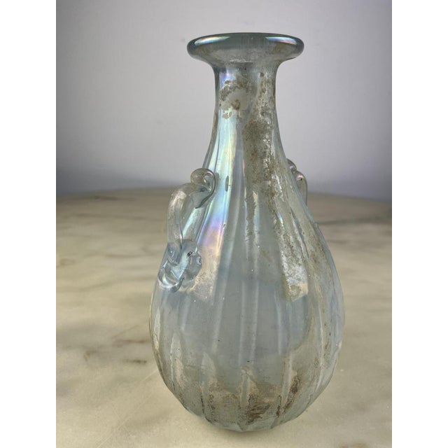 Oppalescent Murano Glass Amphora attributed to Archimedes Seguso, Italy, 1940s For Sale - Image 4 of 15