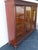 Early 1900s Tiger Oak Long Large China Cabinet Bookcase Cupboard 6583 For Sale - Image 4 of 18