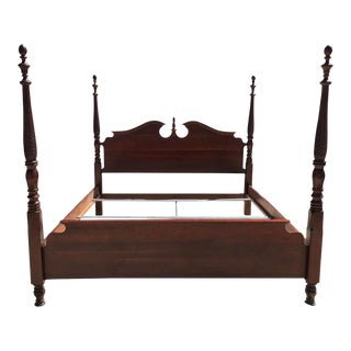 Pennsylvania House Solid Cherry King Bed For Sale