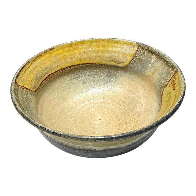 Mid-Century Modern Karen Karnes (1925-2016) Studio Pottery Salt Glaze Bowl Mid Century Modern Ceramic For Sale - Image 3 of 12