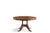 54-inch round mahogany dining table with two leaves. This table features custom forged brass hardware, a pie-cut mahogany...
