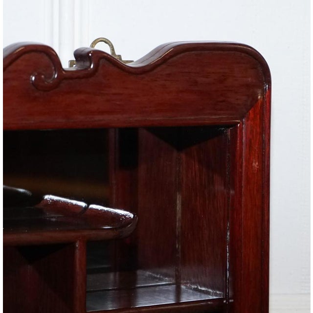 Chinese Hanging Wall Mount Display Cabinet For Sale - Image 6 of 16