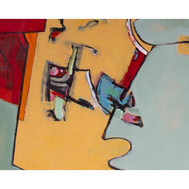 Abstract Mixed Media Painting by James L. Bruch For Sale - Image 4 of 8