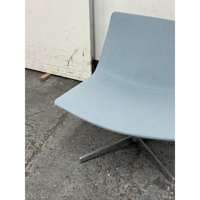 Blue Lievore Altherr Molina for Arper Catifa 60 Lounge Chair For Sale - Image 8 of 12