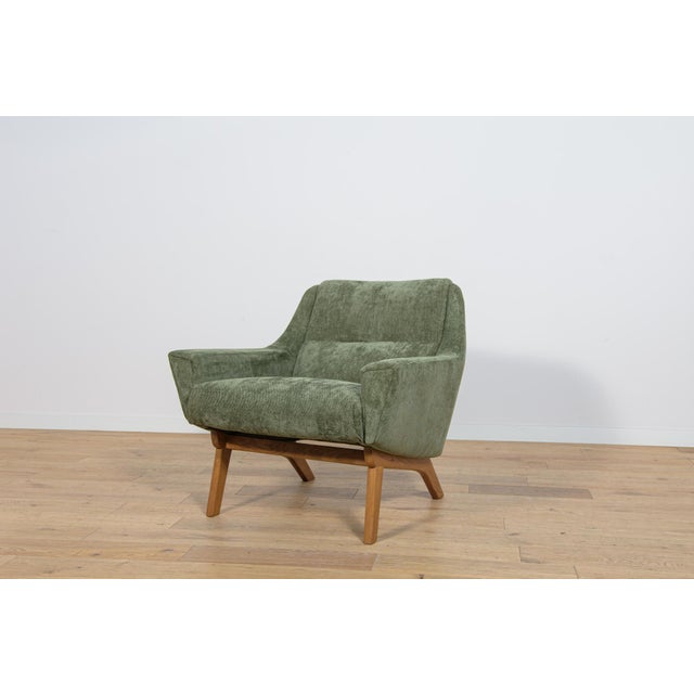 Armchair manufactured in Denmark in the 60s. Furniture with an interesting form. Armchair after a comprehensive...
