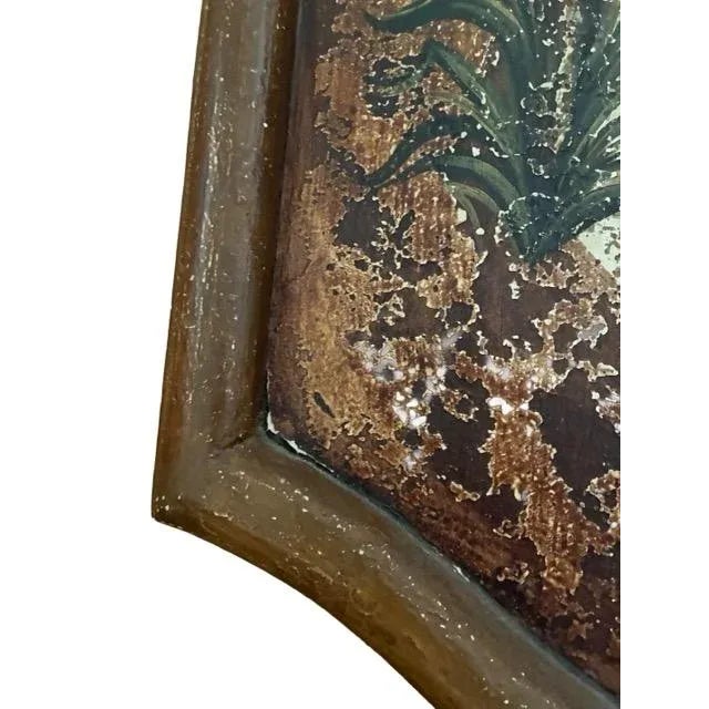 1990s Maitland-Smith Still Life Floral Painting Panel For Sale In San Francisco - Image 6 of 9