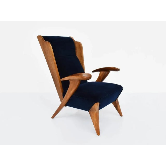 Triennale Armchair by Guglielmo Pecorini, Italy, 1948, in Very Good conditions. Designed 1920 to 1949 I have official...