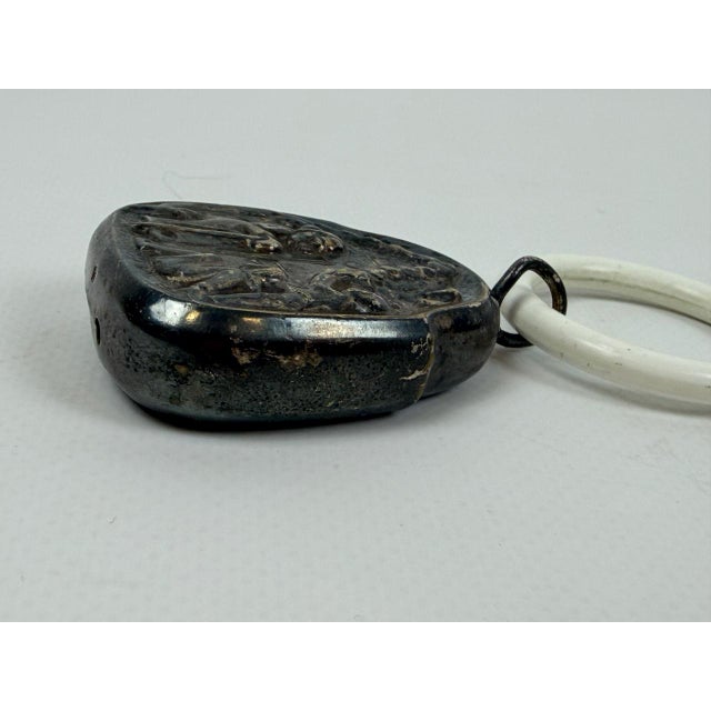 Plastic Antique Silver-Plated Baby Rattle and Teether with Hansel and Gretel Relief from WMF, 1900s For Sale - Image 7 of 8