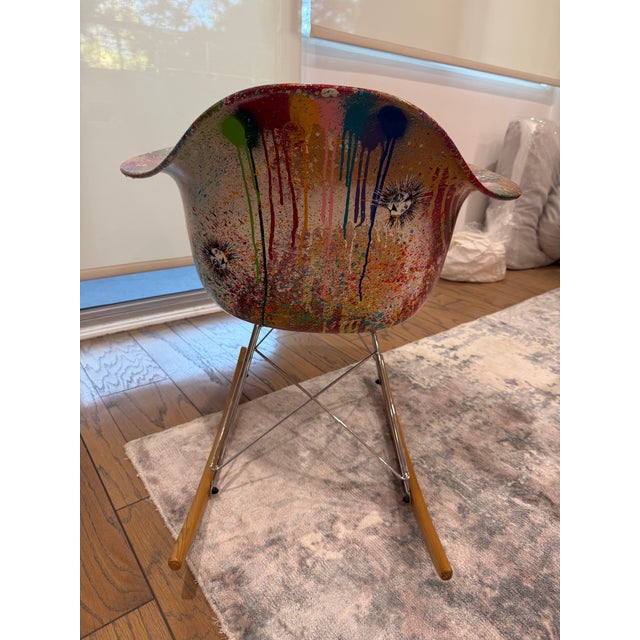 Contemporary Chair by Artist Can't Stop Good Boy For Sale - Image 3 of 8