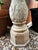 Vintage Concrete Flower Petal Birdbath on Fluted Pedestal For Sale - Image 4 of 7