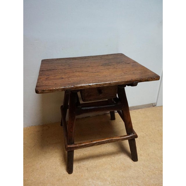 European Wabi-Sabi Side Table, 18th Century For Sale - Image 11 of 18