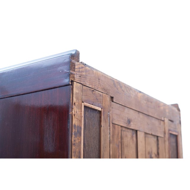 Antique Vitrine with Geometrical Inlays, Budapest, 1905 For Sale - Image 16 of 17